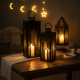 Metal Ramadan Lantern 2 Pcs